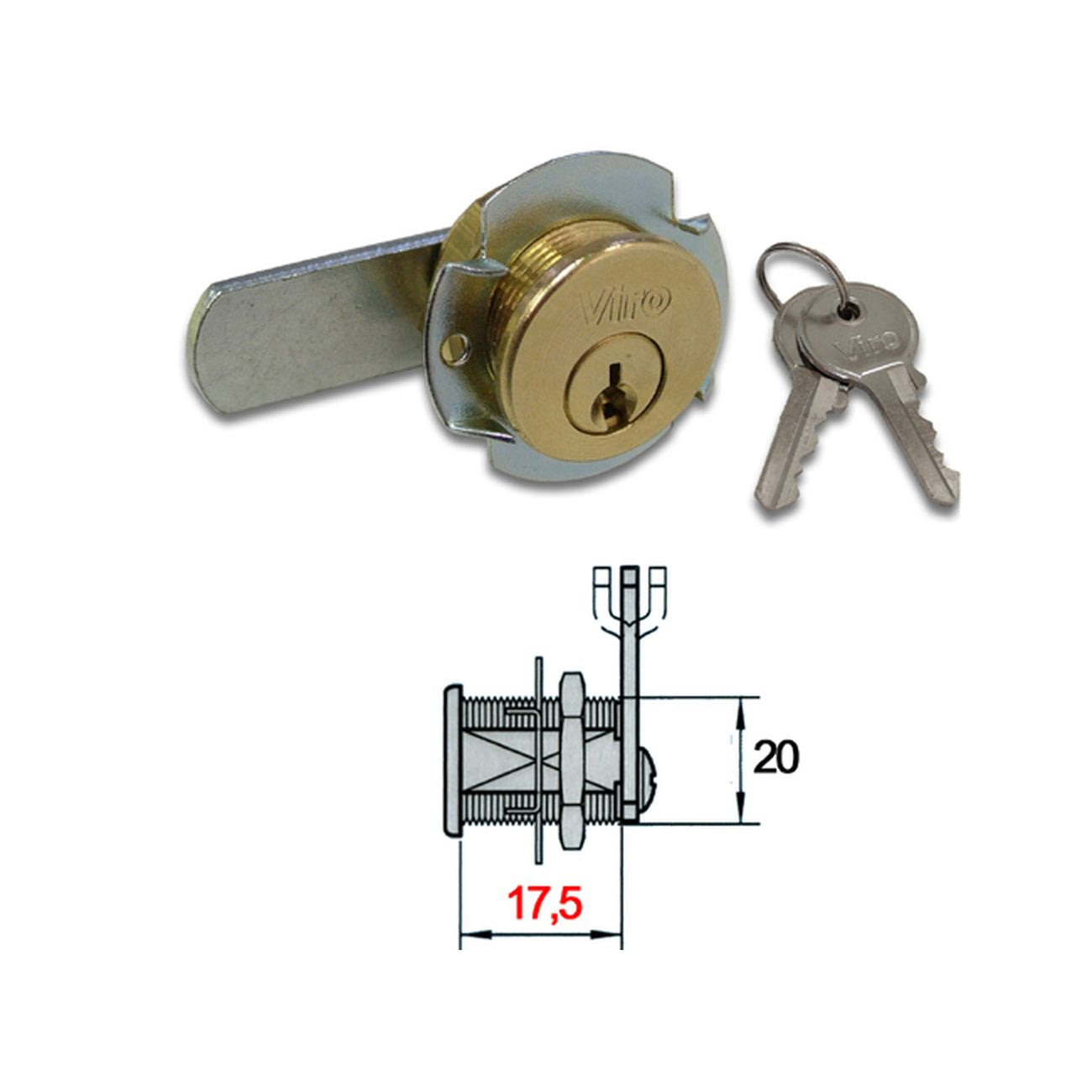 Viro 1055 Serr Universale C/Lev Mm31