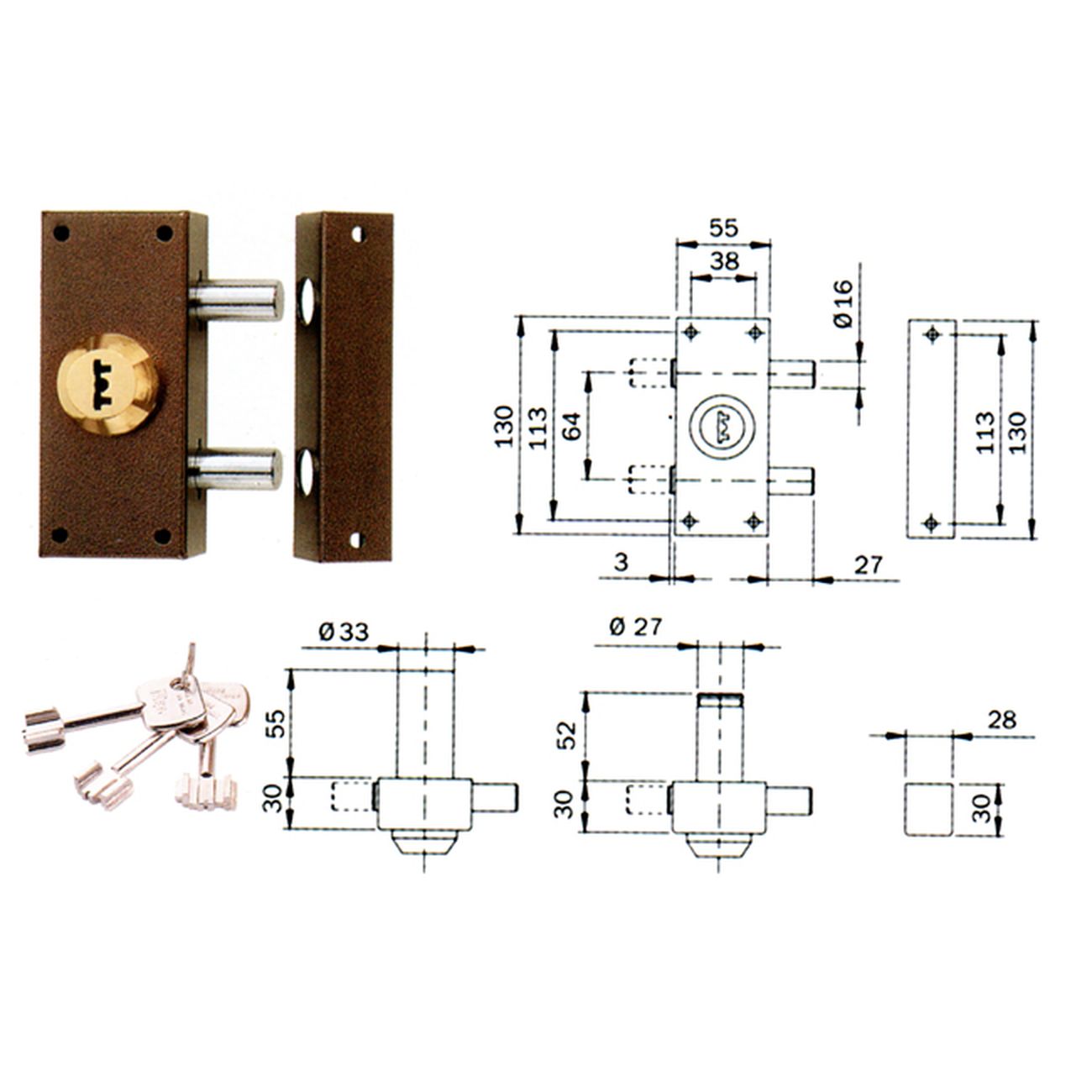 Iseo 910215 Dev Vis Lat Pompa Mm60 S/A