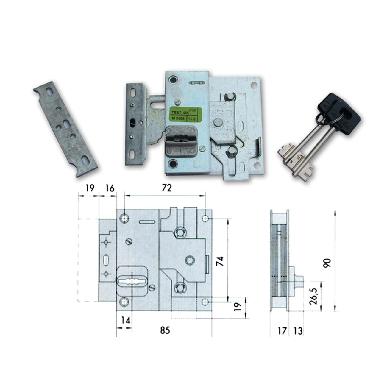 Cisa 57411-30 Acc Serr Cassaforte