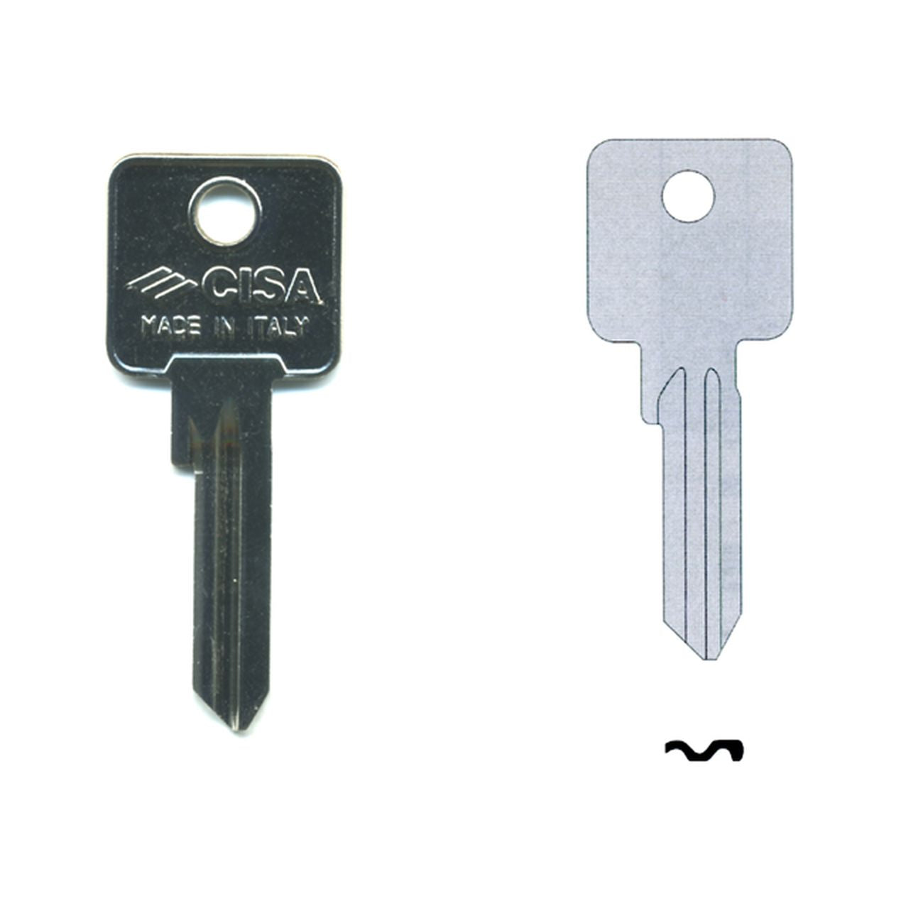 Cisa 01310-10-1 Chiave 5 Perni Dx