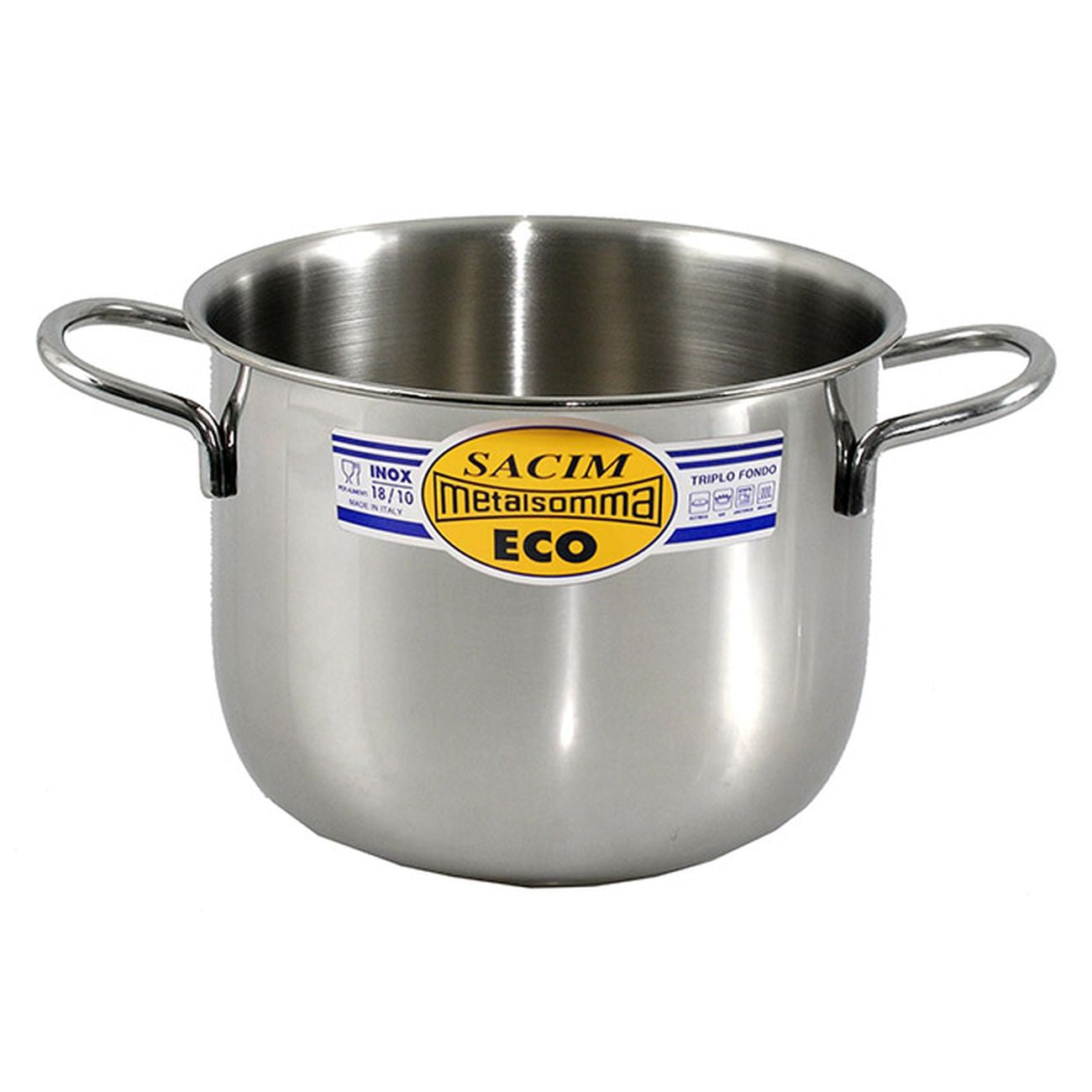 Pentola in acciaio Inox - 2M - Induzione 202 Eco