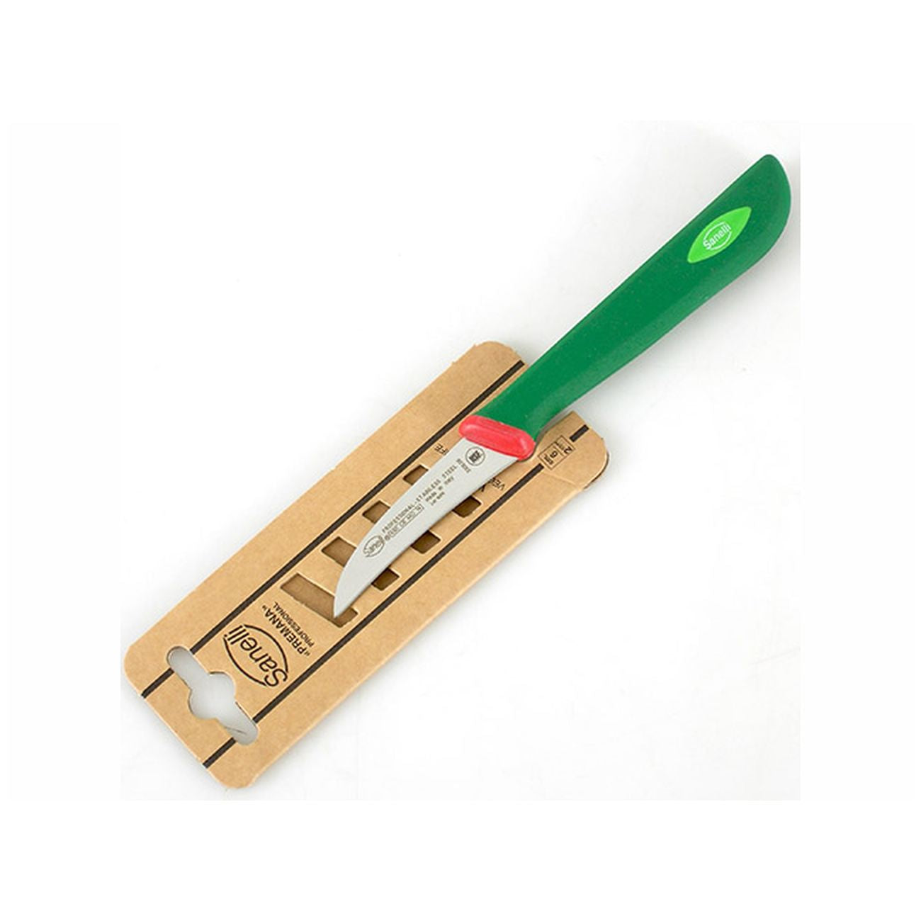 Coltello Verdura Cm  6 Prem.Blister MARCA SANELLI