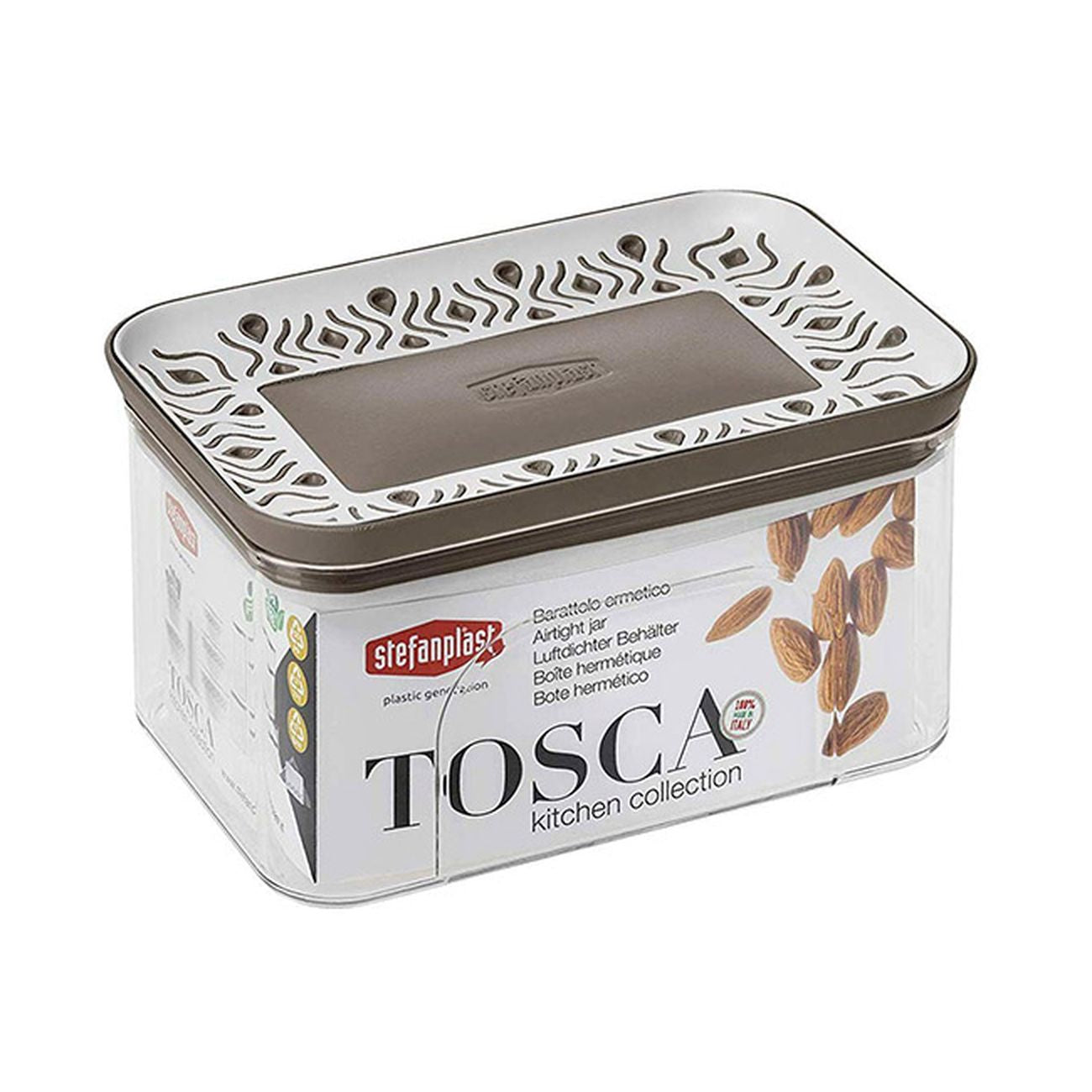 Barattolo Tosca 2,2 Rett.B.Co Tortora 55650