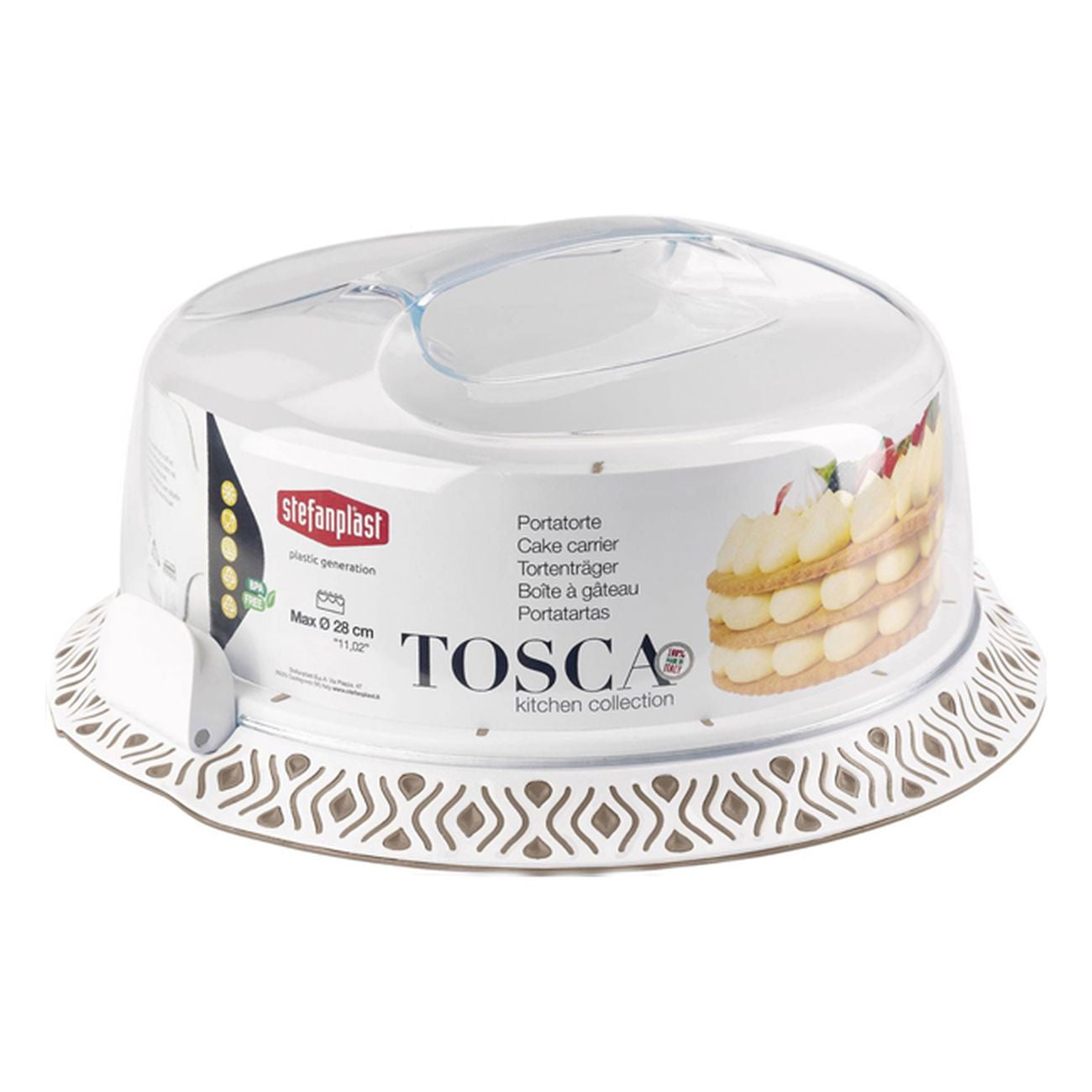 Copritorta Cm  37 Tosca B.Co Tort.55850