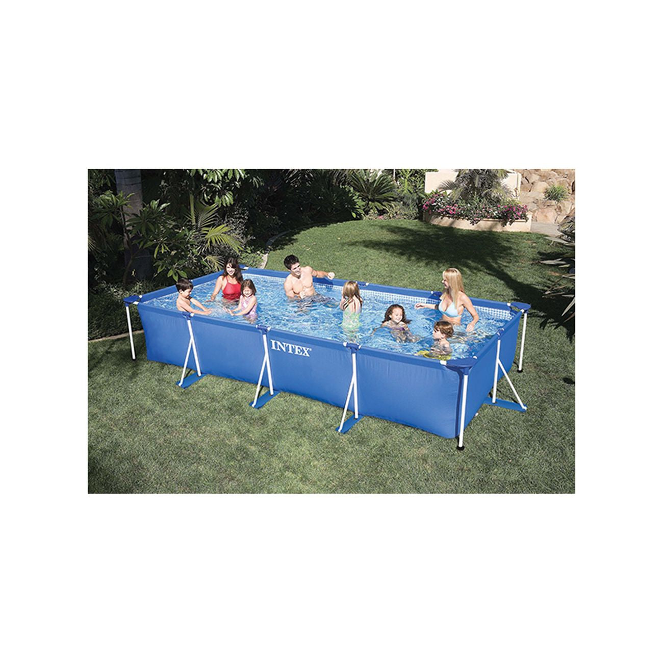 Piscina con telaio "Linea frame" - cm 450x220x84h