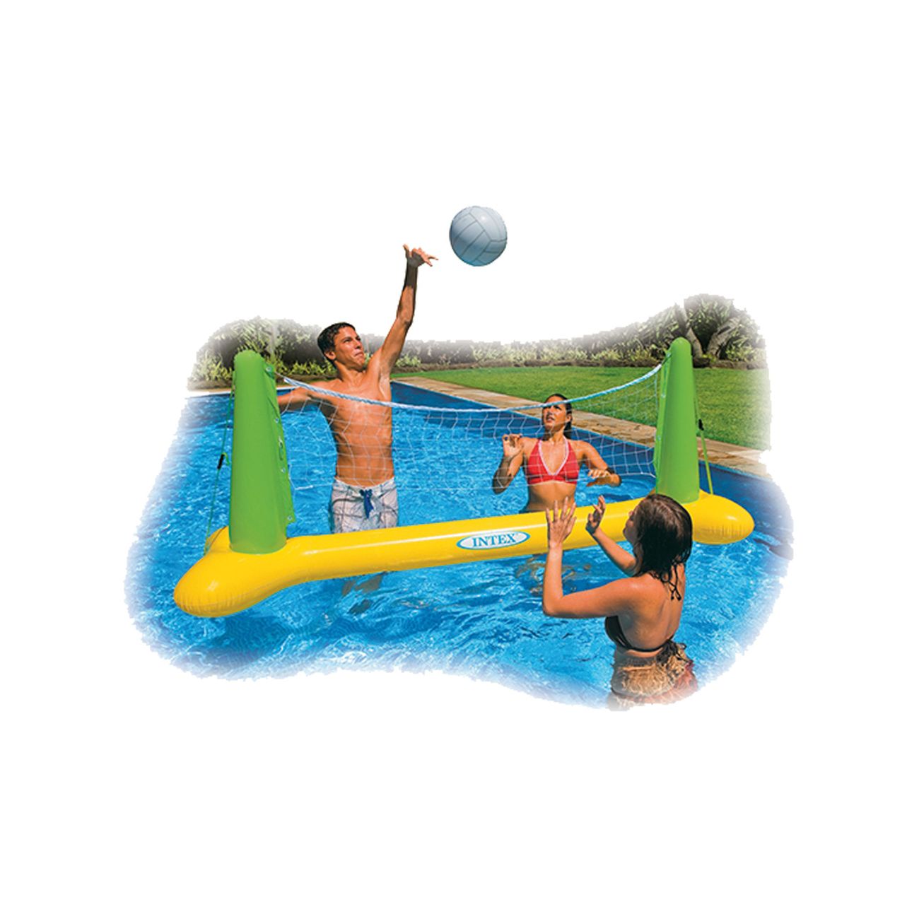 Rete gonfiabile per piscine 'volley' cm 239 x  64 x  91