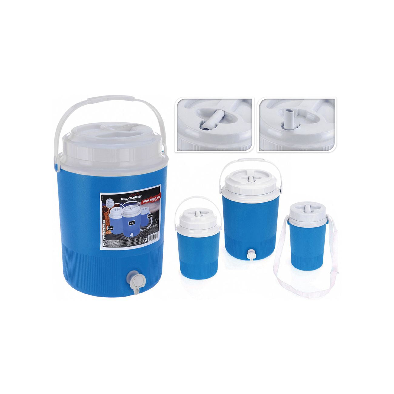 Thermos frigo per bevande set 3 pezzi