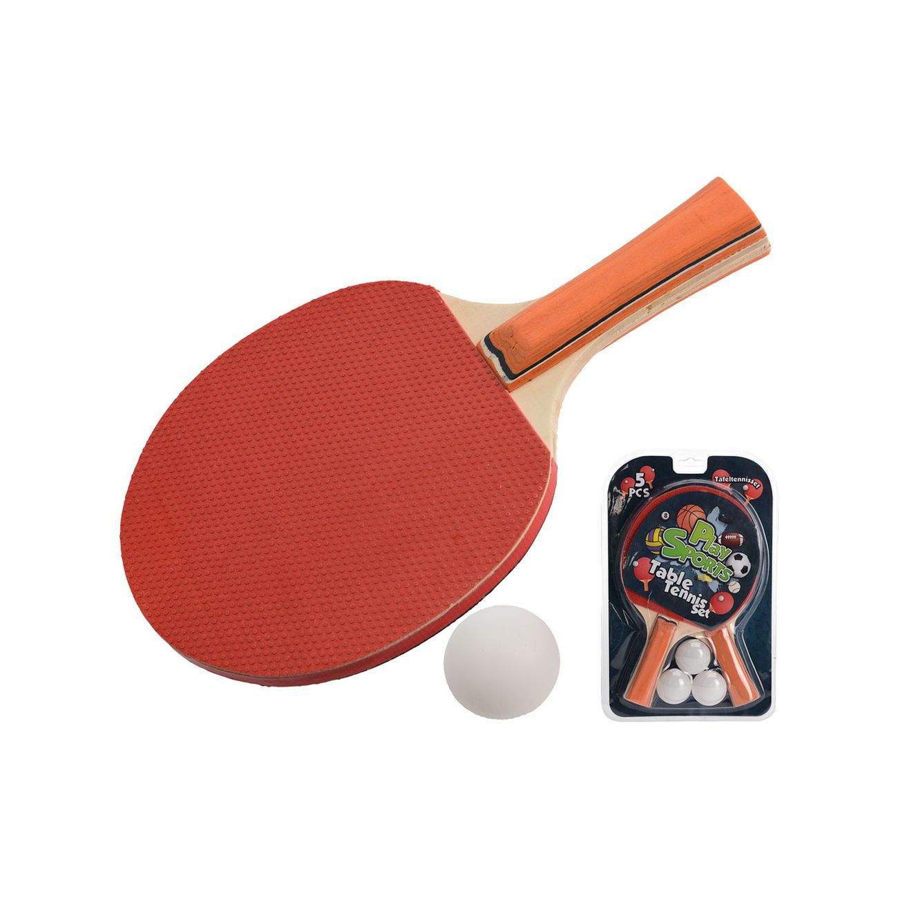 Set ping pong set 5 pezzi