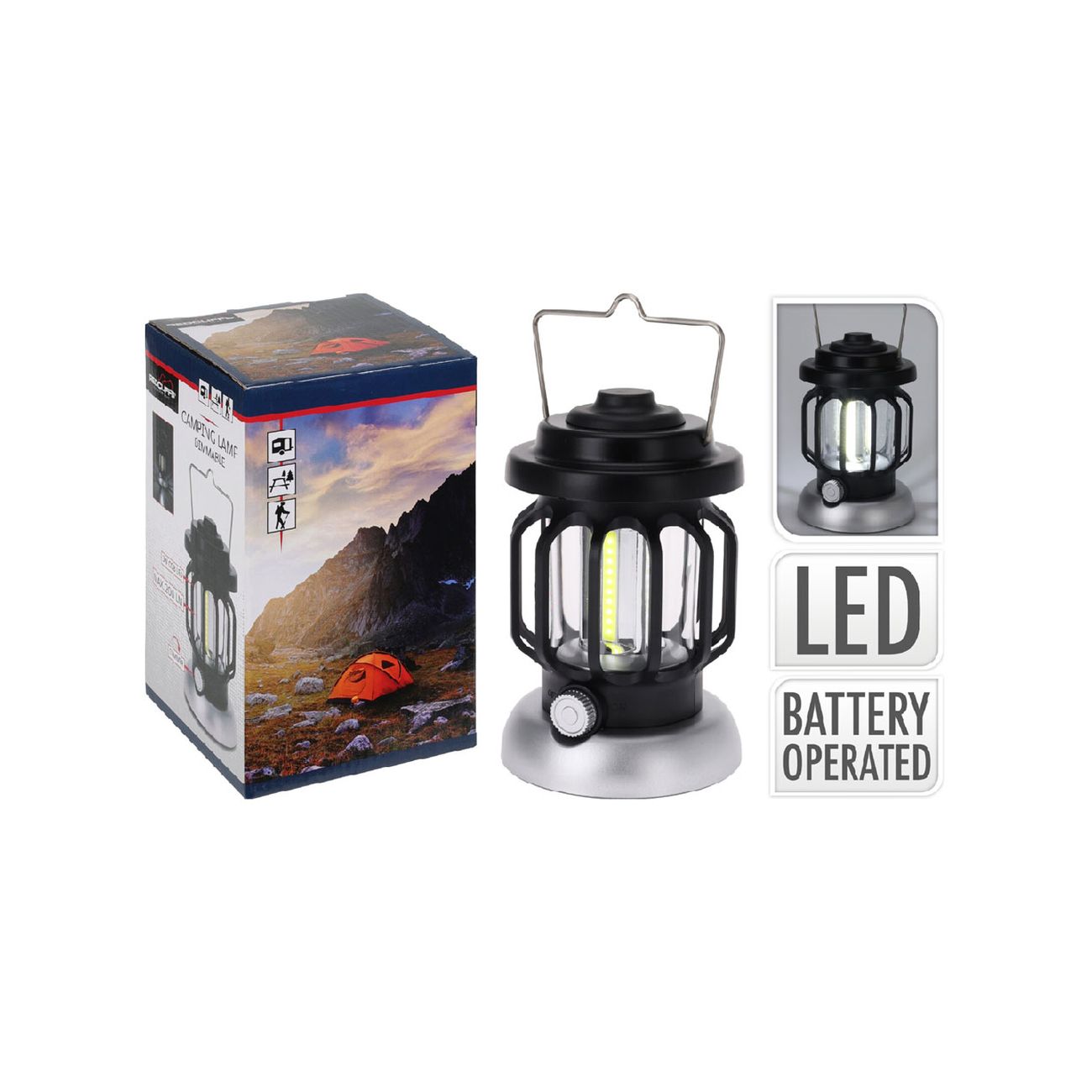 Lanterna da campeggio 'camping lamp' 3 w