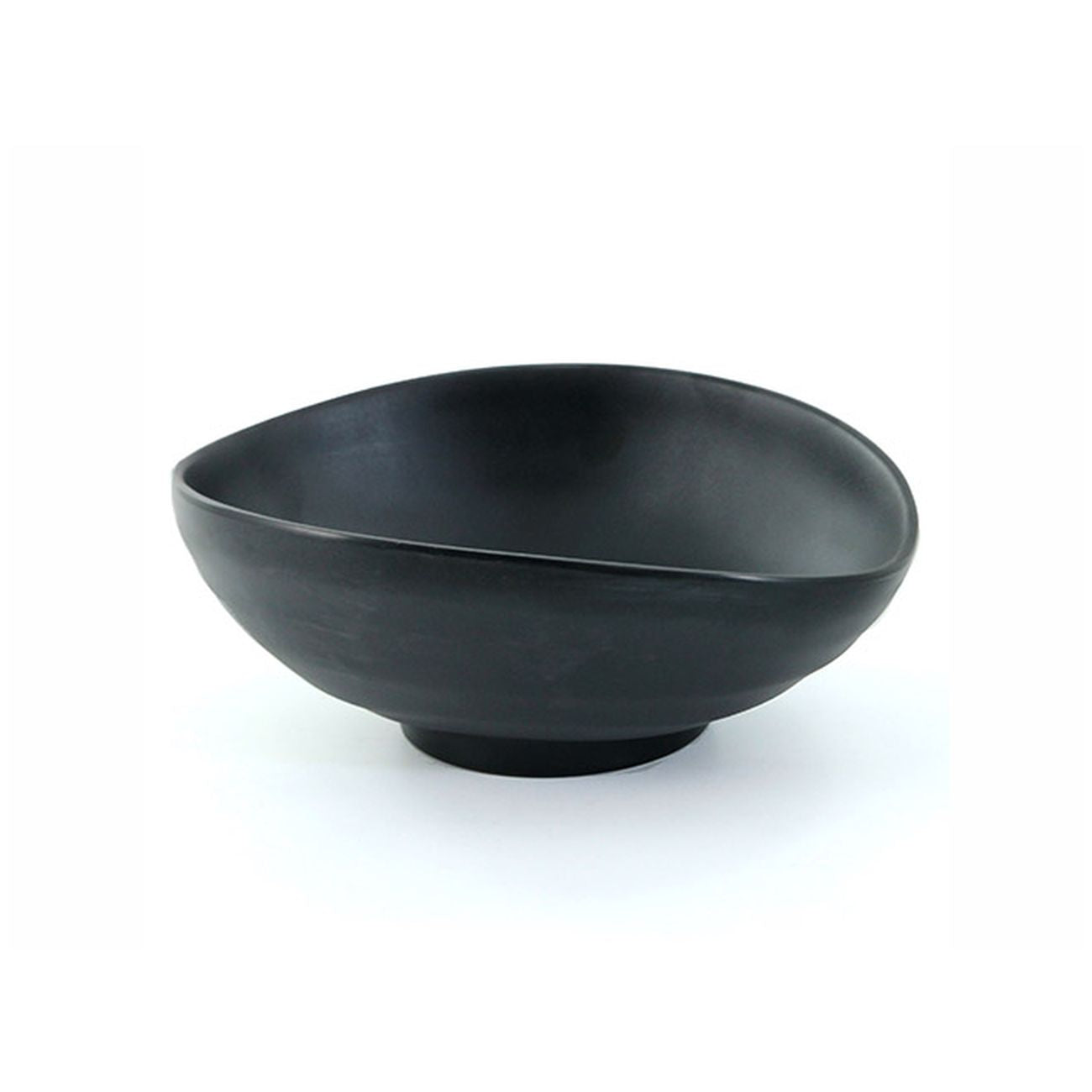 Bowl Ovale C/Piede 24X20 Show Nero