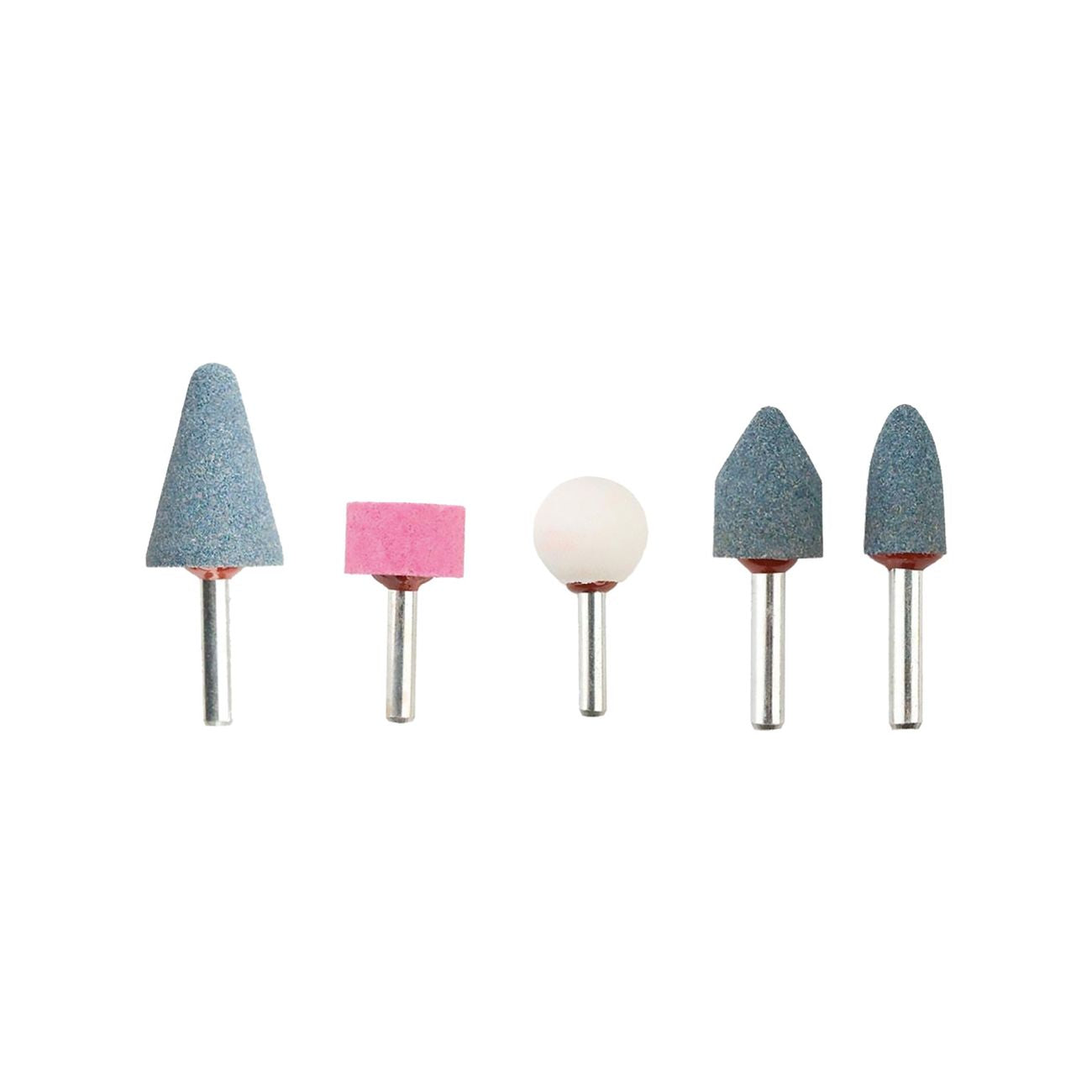 Mole abrasive al corindone set 5 pezzi