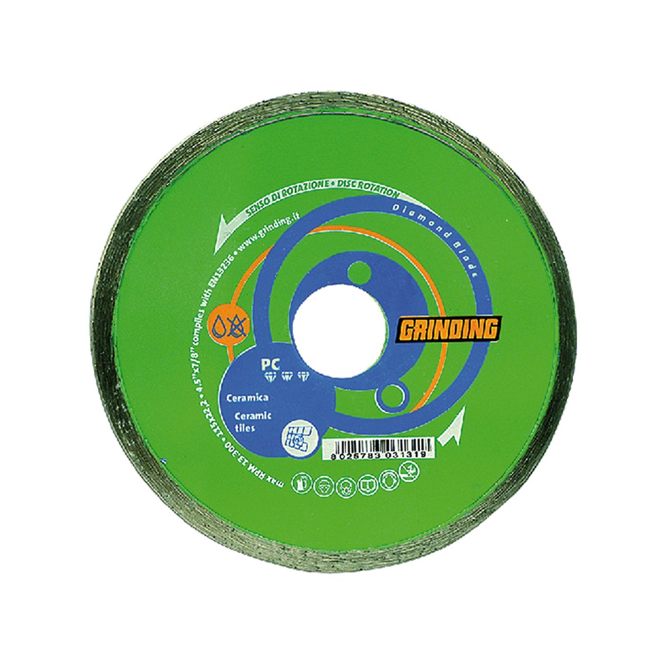 Disco diamantato Ø 115 x 1,6
