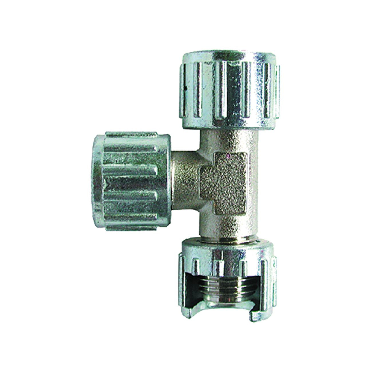 Raccordo di giunzione con tre dadi fresati '12/b' 1/4 - 10 pz