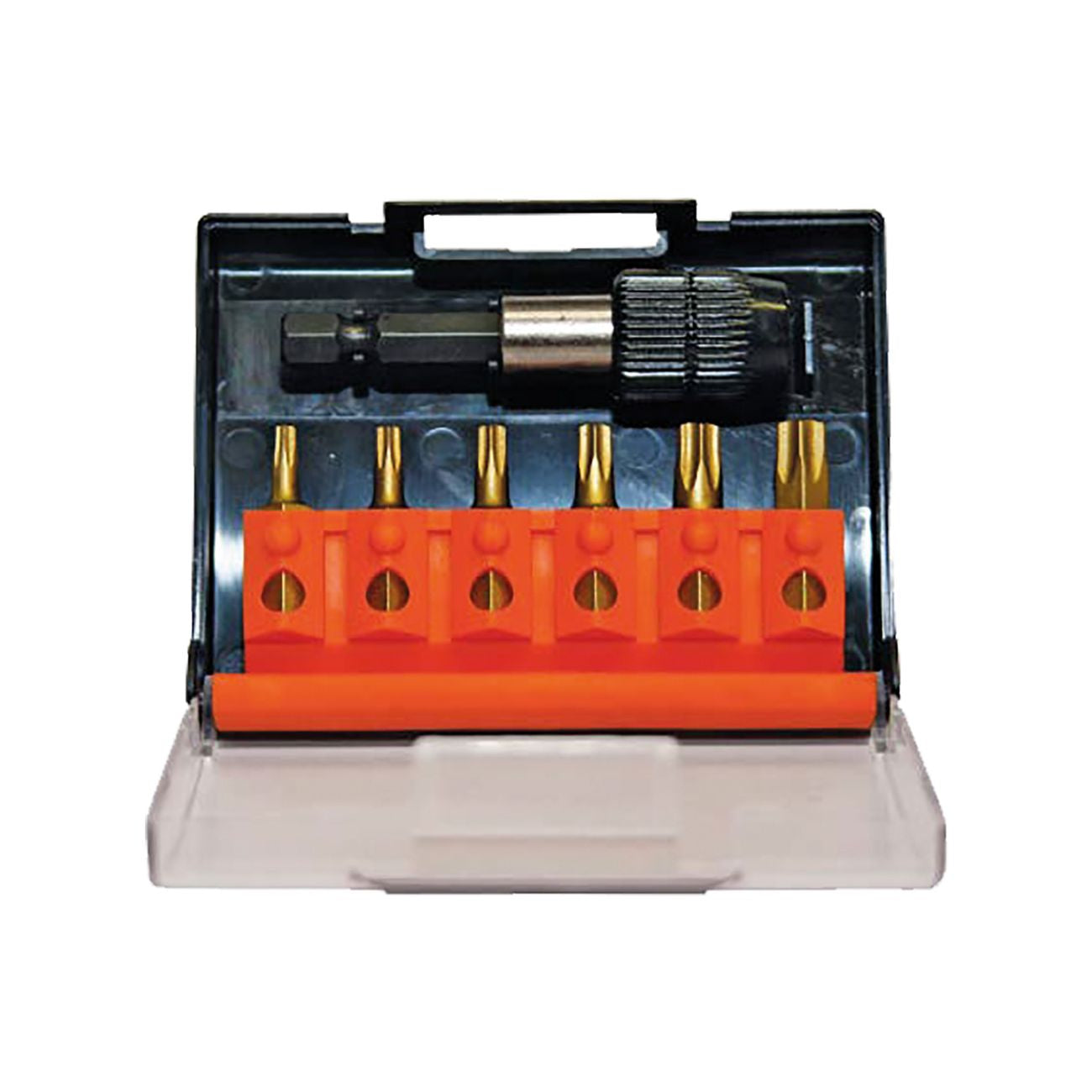 Portainserto con inserti torx 7 pz