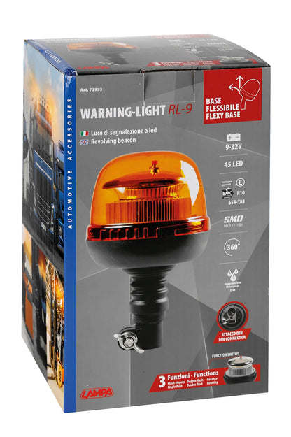 La confezione di RL-9, luce di segnalazione a Led, 12/24V