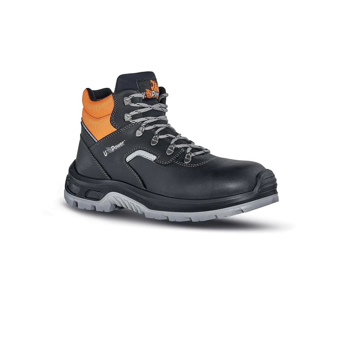 Scarpe antinfortunistiche alte U-Power ASCEND s S3S FO SR Black/Orange