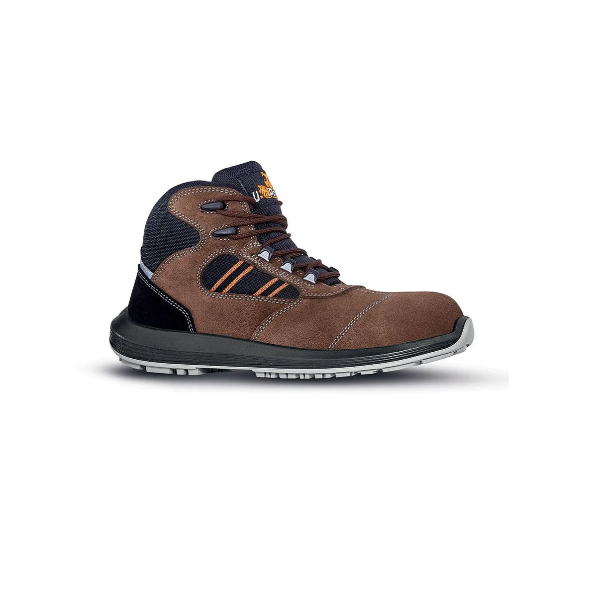 Scarpe antinfortunistiche alte U-Power BONDE s S3S FO SR Brown/Black