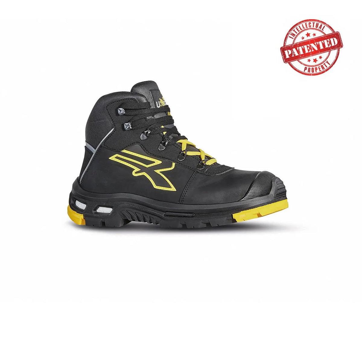 Scarpe antinfortunistiche alte U-Power COSMO s S3S CI HI HRO FO SR Black/Yellow