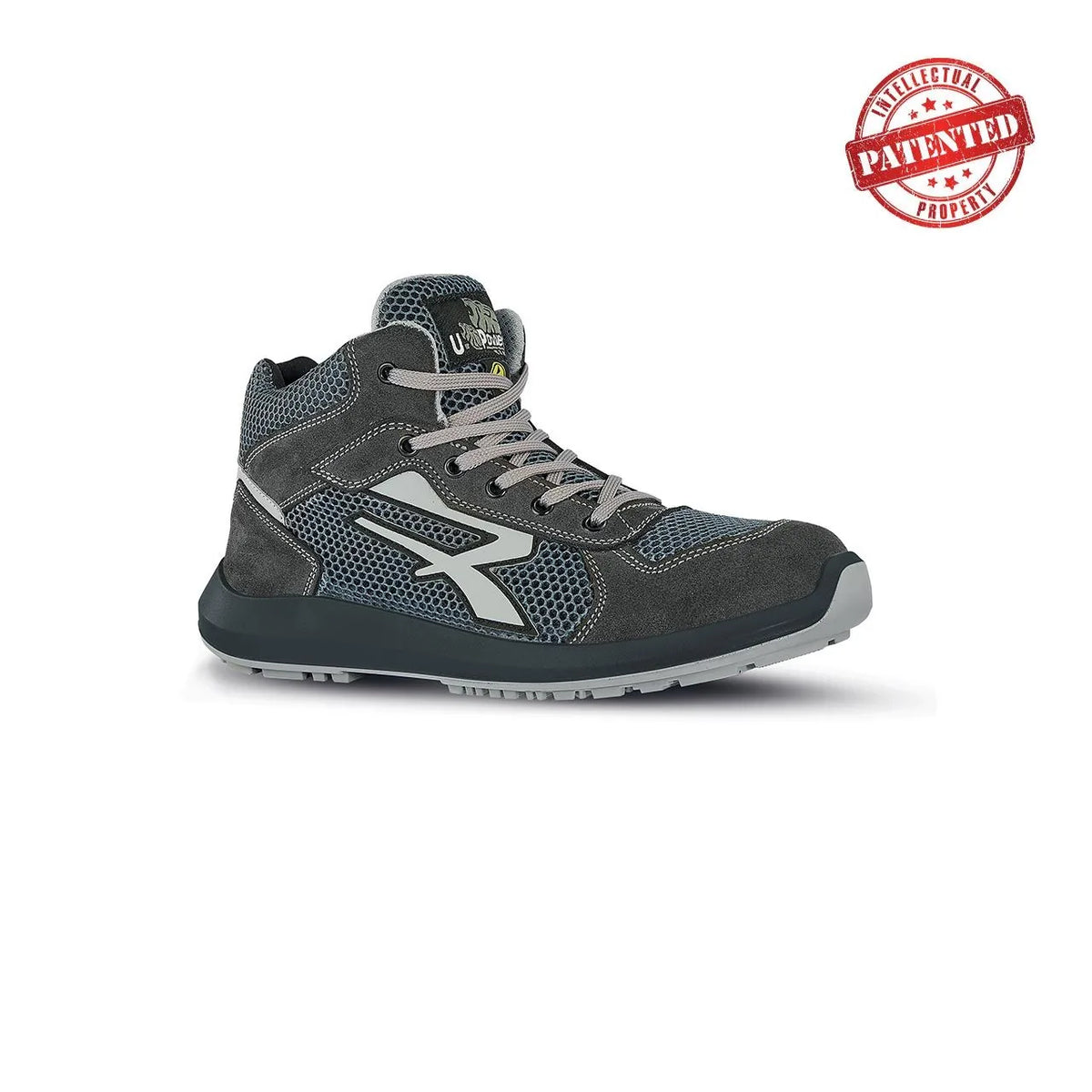 Scarpe antinfortunistiche alte U-Power DEXTER s ESD S1PS FO SR Grey
