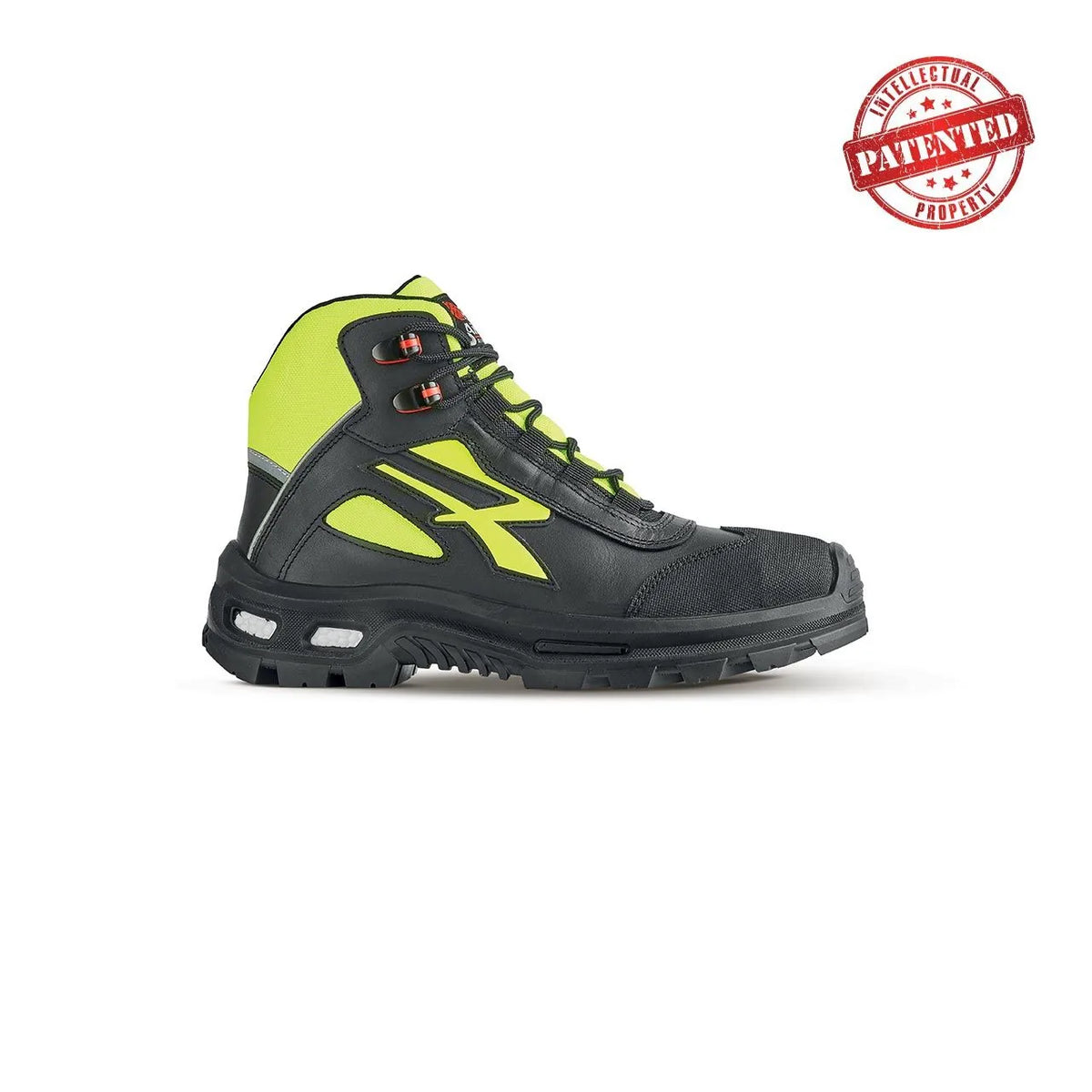Scarpe antinfortunistiche alte U-Power FORM s ESD S3S CI FO RS SR Black/Yellow