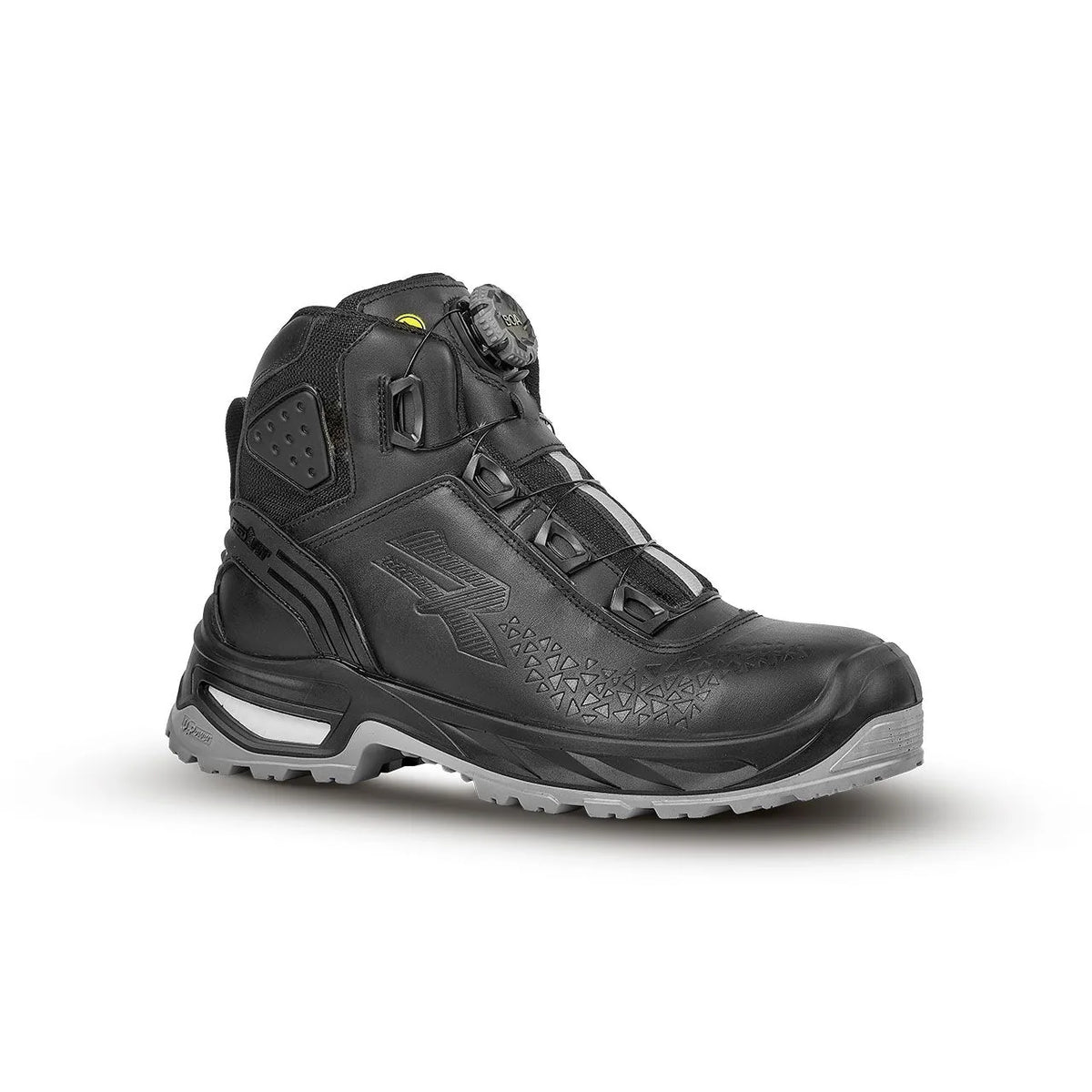Scarpe antinfortunistiche alte U-Power KYROS ESD S3S CI LG FO SR Black