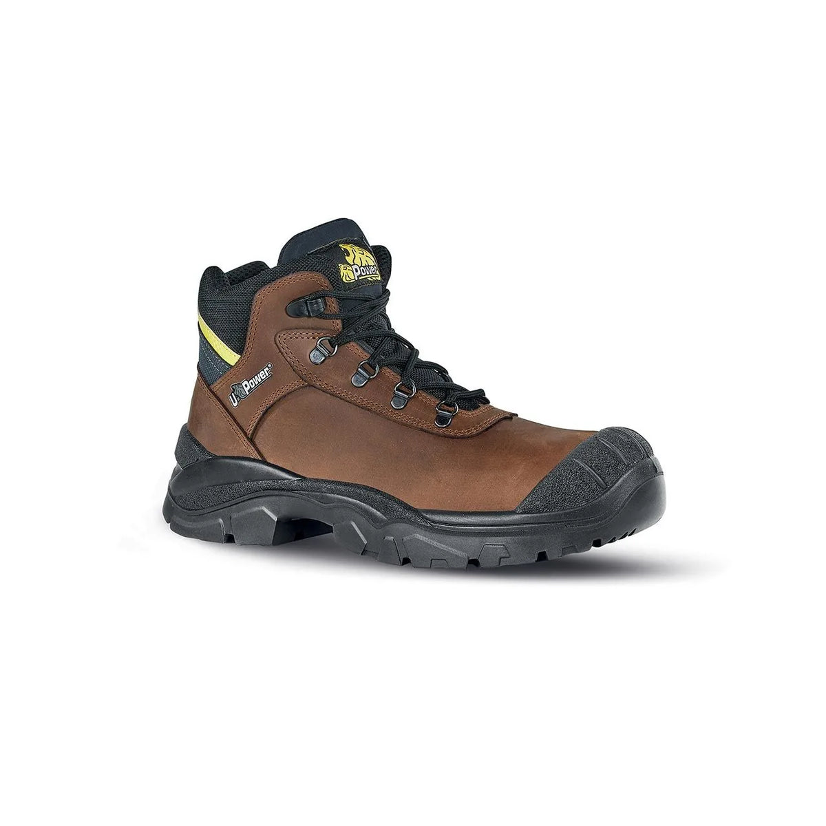 Scarpe antinfortunistiche alte U-Power LATITUDE UK RS L S3 FO SR Brown/Black