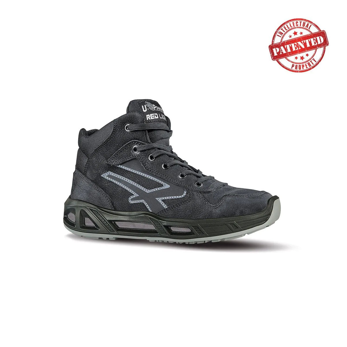 Scarpe antinfortunistiche alte U-Power LIFT CARPET s ESD S3S CI FO SR Black/Grey