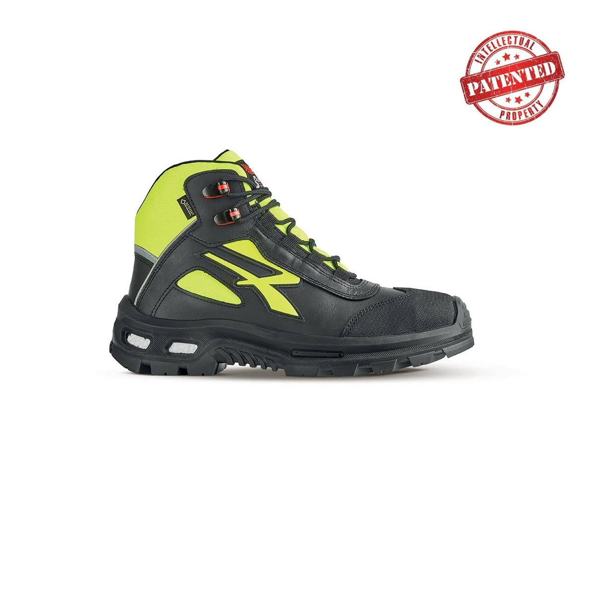 Scarpe antinfortunistiche alte U-Power MIND s S7S CI FO SR Black/Yellow Fluo