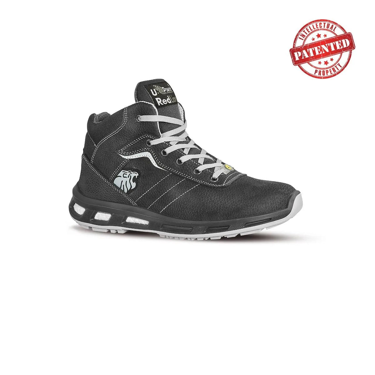 Scarpe antinfortunistiche alte U-Power SHAPE s ESD S3S CI FO SR Black/Grey