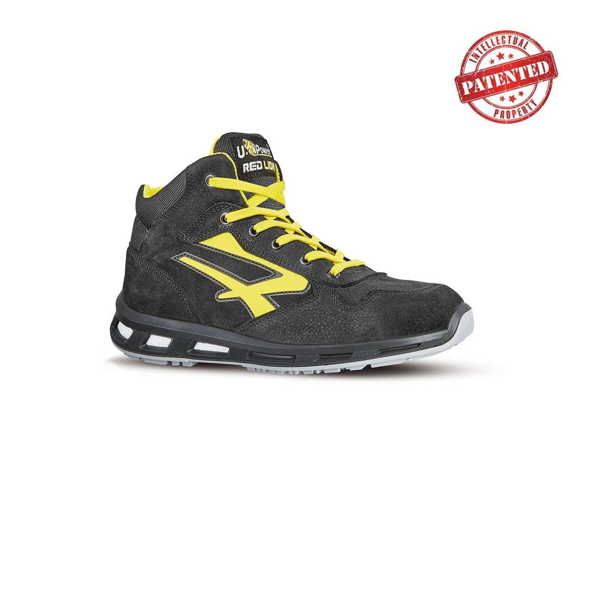 Scarpe antinfortunistiche alte U-Power SHOT s ESD S3S CI FO SR Black/Yellow