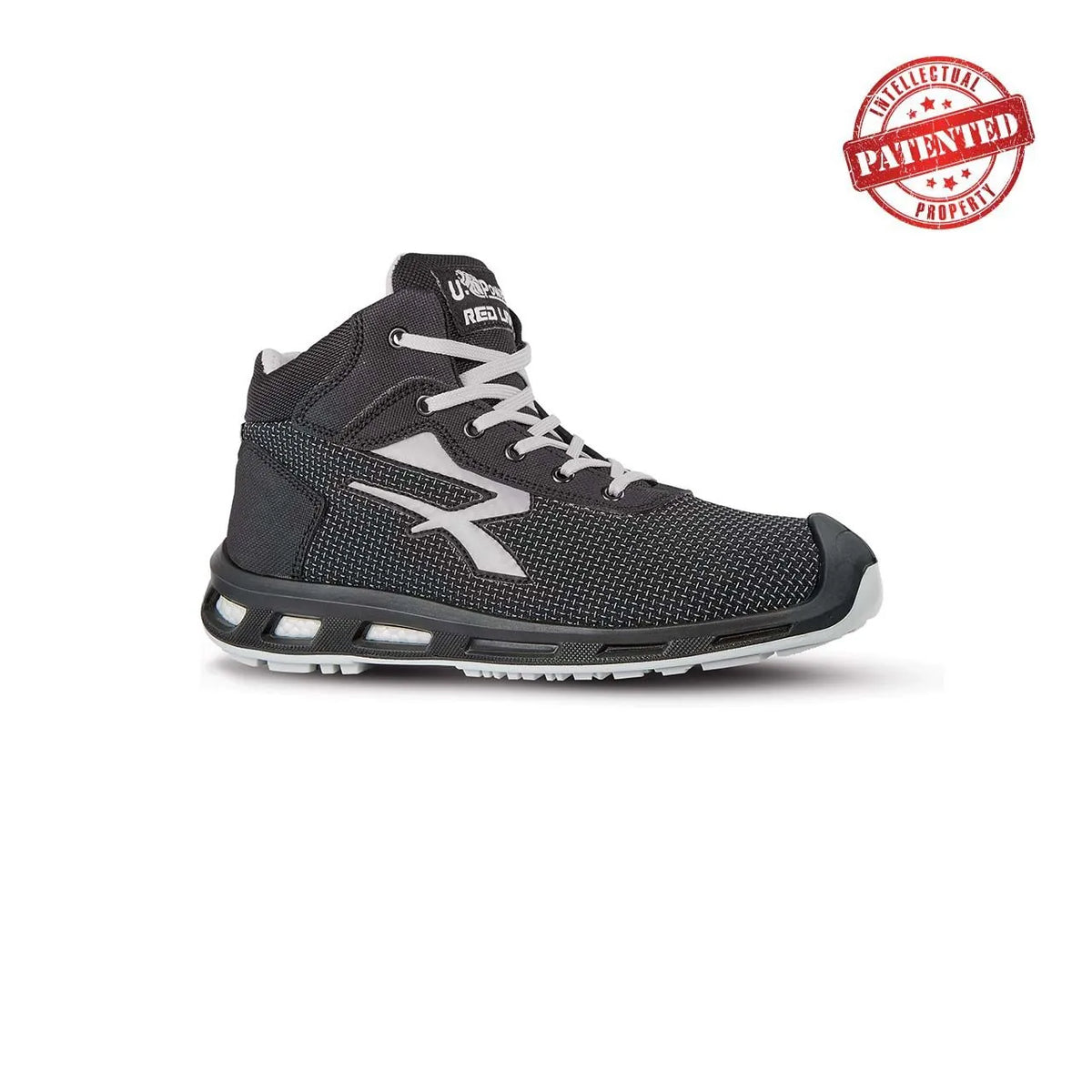 Scarpe antinfortunistiche alte U-Power STEGO s ESD S3S CI FO SR Black/Grey