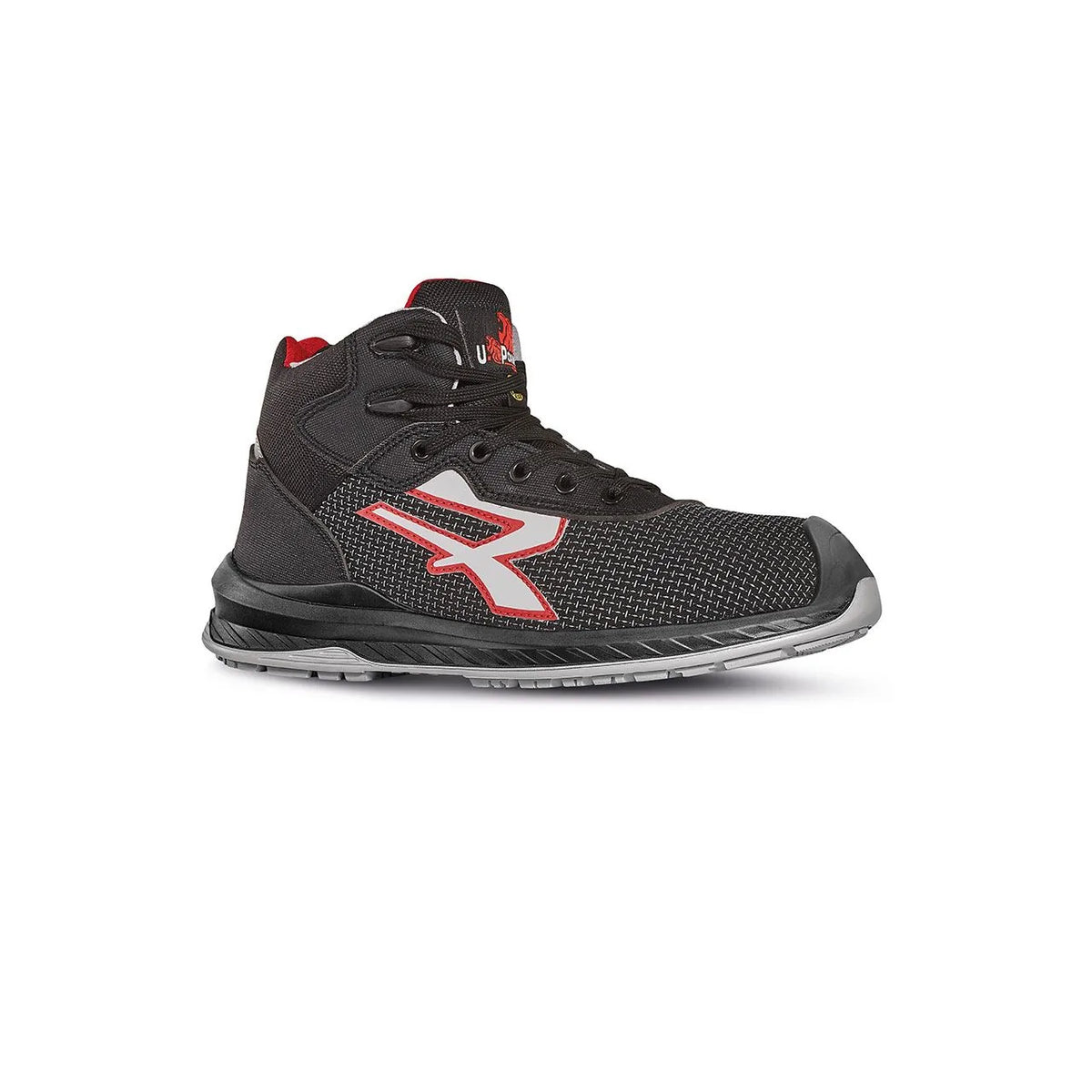 Scarpe antinfortunistiche alte U-Power STOCCOLMA s ESD S3S CI FO SR Black/Grey