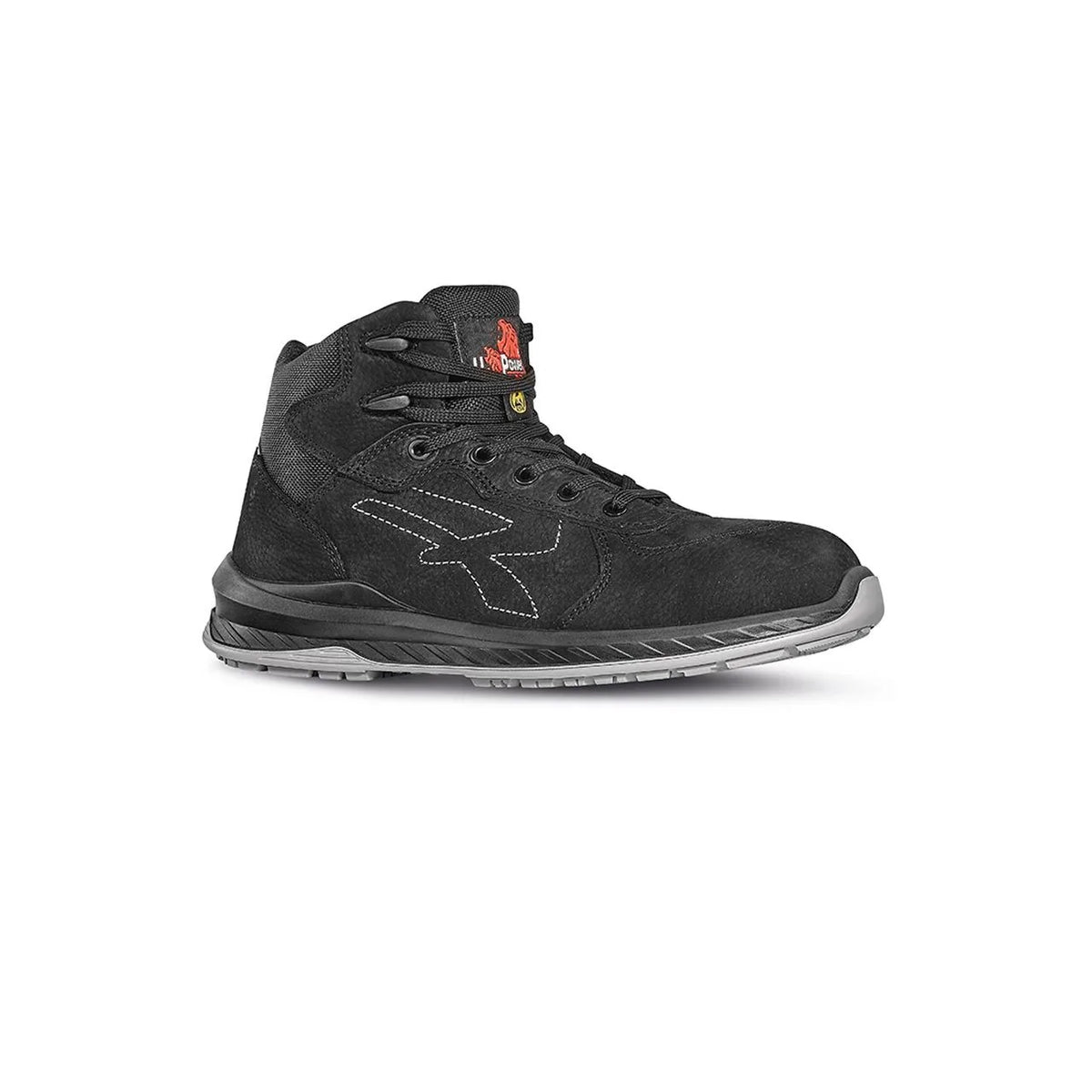 Scarpe antinfortunistiche alte U-Power TWEED s ESD S3S CI FO SR Black