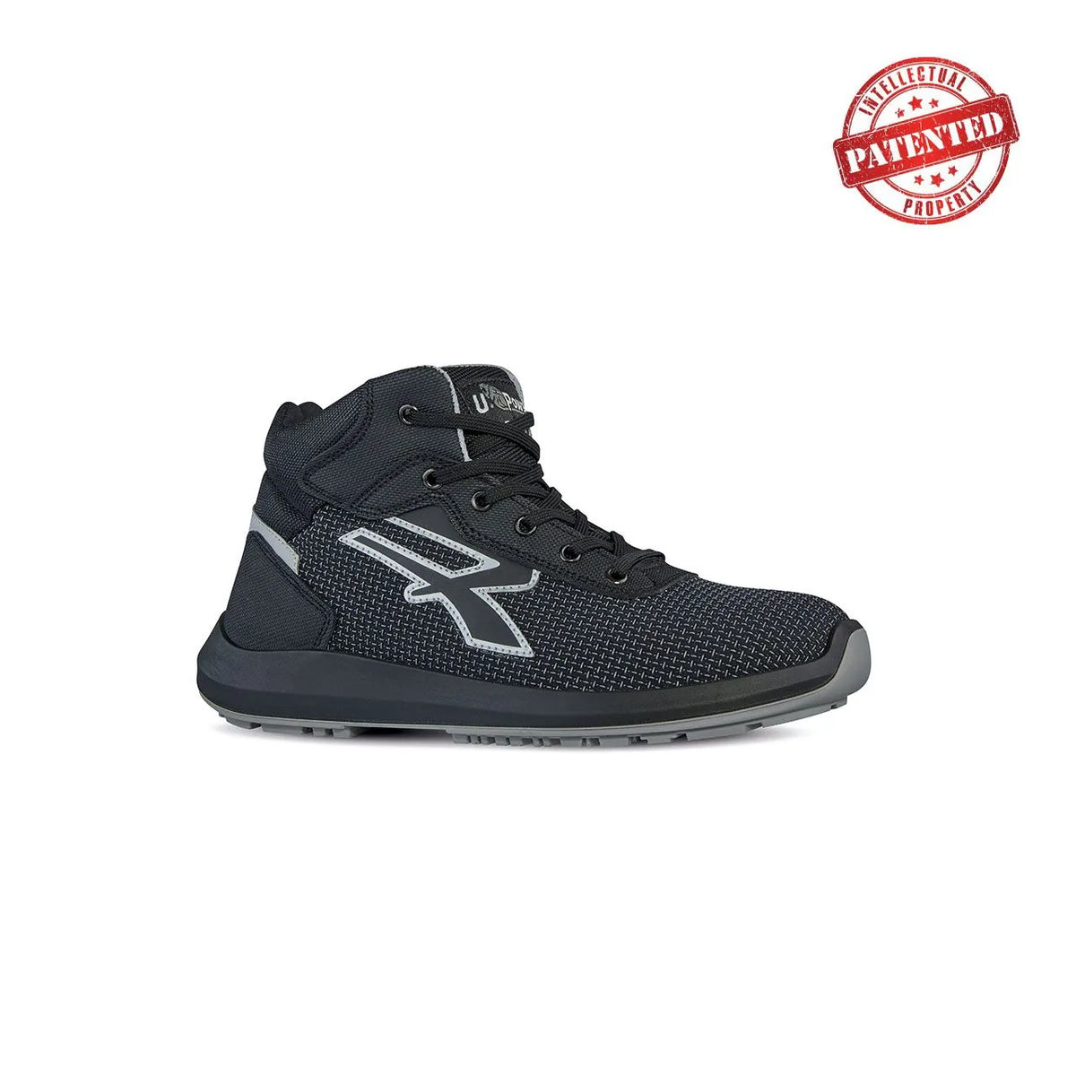 Scarpe antinfortunistiche alte U-Power VELAR s ESD S3S CI FO SR Black/Grey