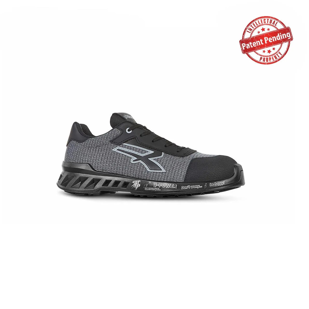 Scarpe antinfortunistiche basse U-Power ADAM s ESD S1PS FO SR Grey/Black