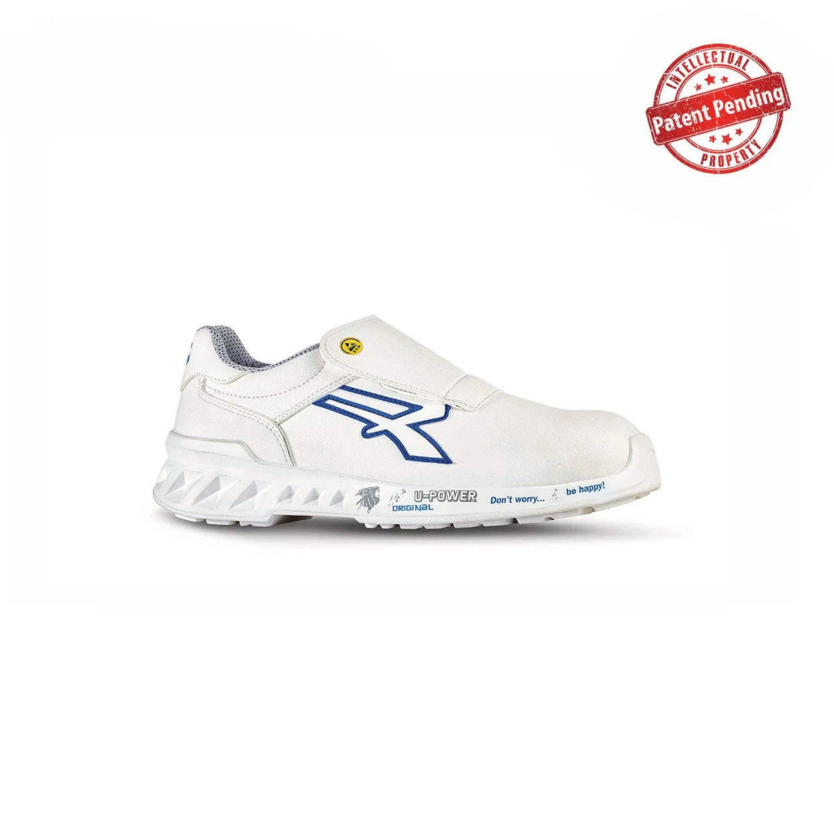 Scarpe antinfortunistiche basse U-Power ALAN o ESD S2 FO SR White/Blue