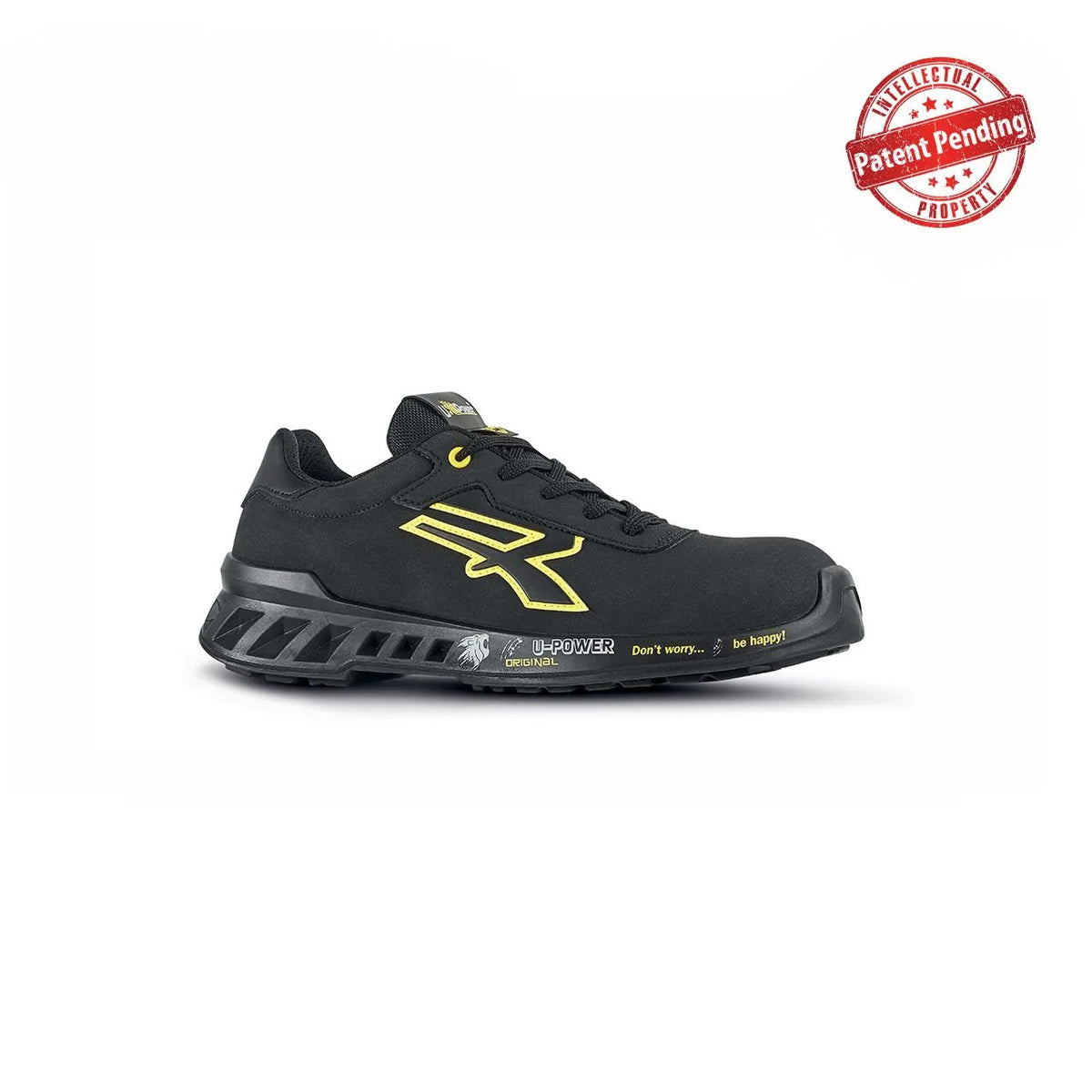 Scarpe antinfortunistiche basse U-Power BART s ESD S3S CI FO SR Black/Yellow