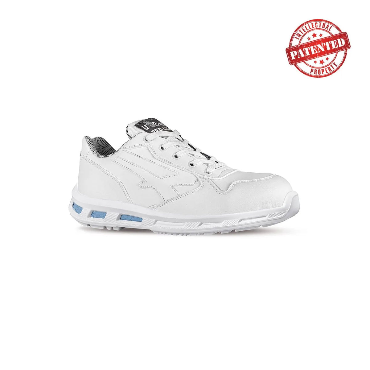Scarpe antinfortunistiche basse U-Power BLINK s ESD S3S CI FO SR White