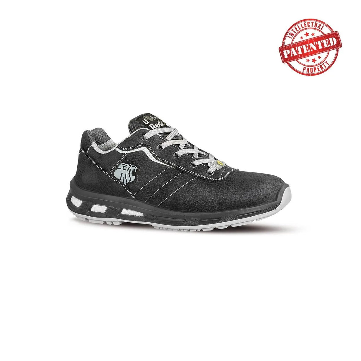 Scarpe antinfortunistiche basse U-Power CLUB s ESD S3S CI FO SR Black