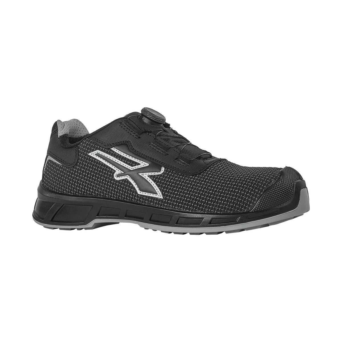 Scarpe antinfortunistiche basse U-Power COLTON ESD S3S CI FO SR Black/Grey