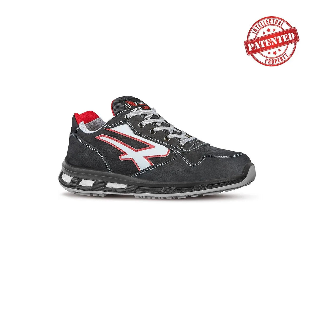 Scarpe antinfortunistiche basse U-Power DHARMA s ESD S3S CI FO SR Black/Grey