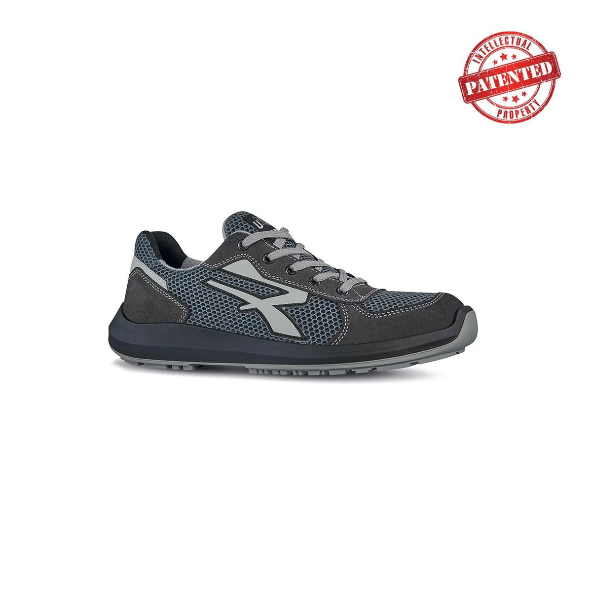 Scarpe antinfortunistiche basse U-Power DRACO s ESD S1PS FO SR Grey