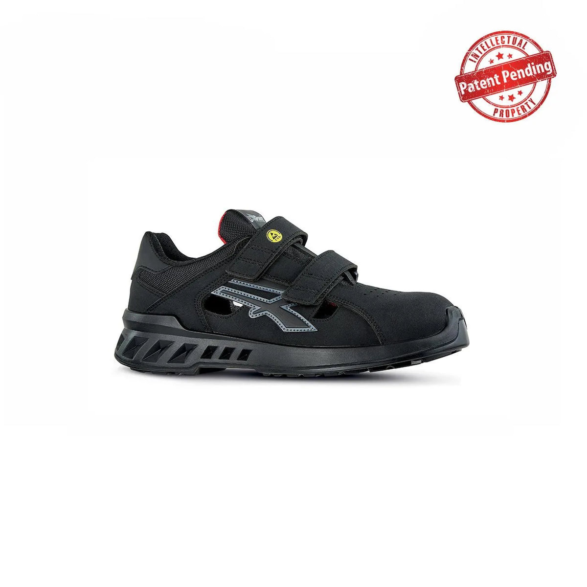 Scarpe antinfortunistiche basse U-Power GARY s ESD S1PS FO SR Black/Grey