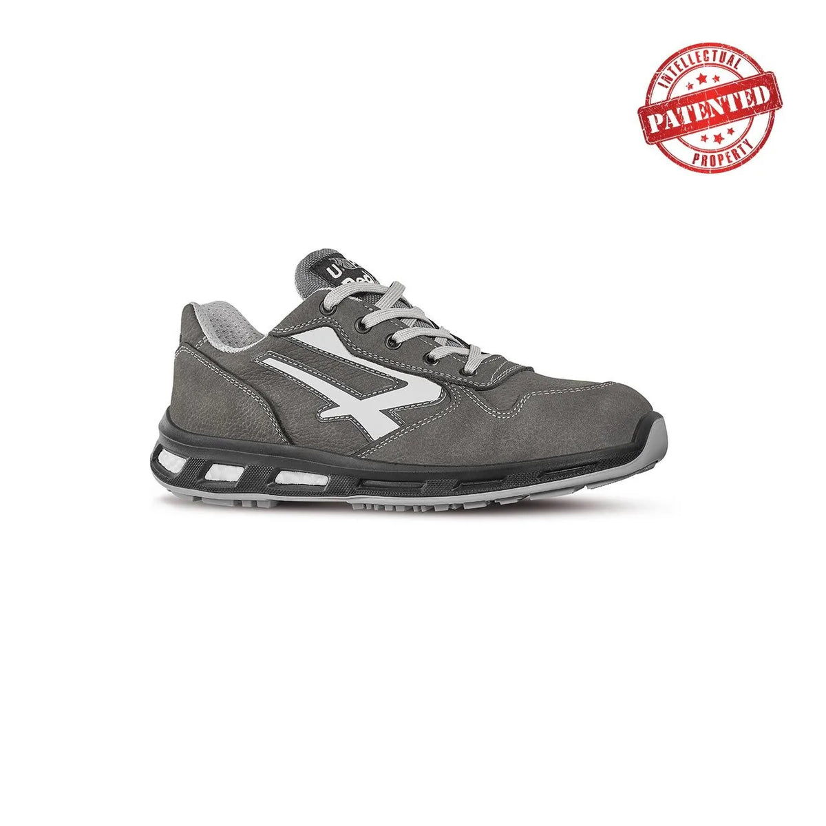 Scarpe antinfortunistiche basse U-Power KICK s ESD S3S CI FO SR Grey