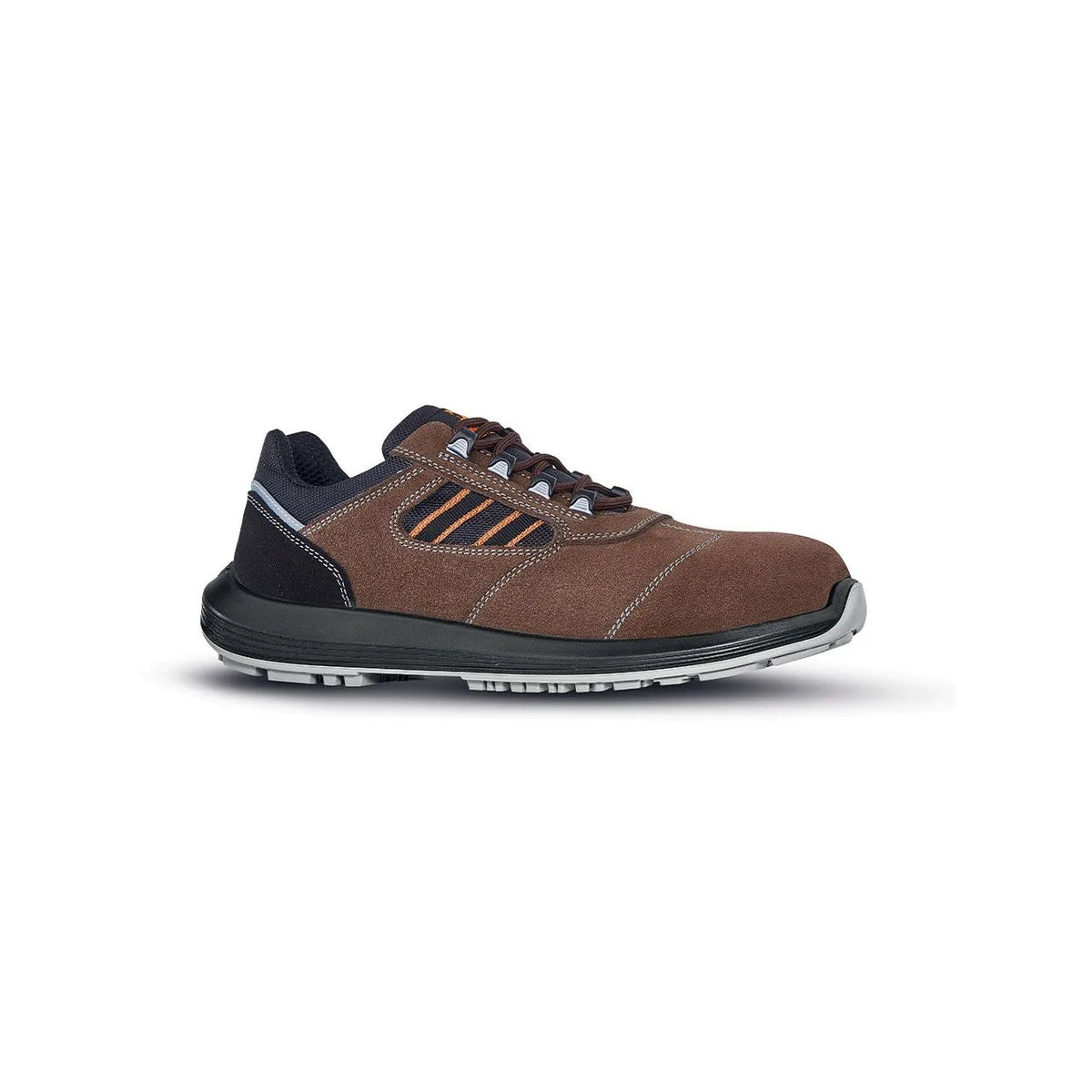 Scarpe antinfortunistiche basse U-Power LEO s S3S FO SR Brown/Black