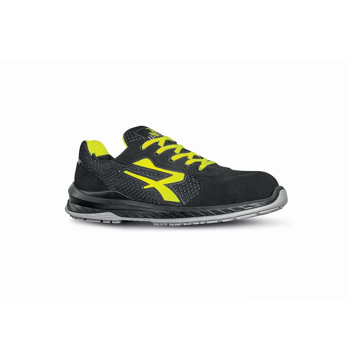 Scarpe antinfortunistiche basse U-Power MARSIGLIA s ESD S1PS FO SR Black/Yellow Fluo
