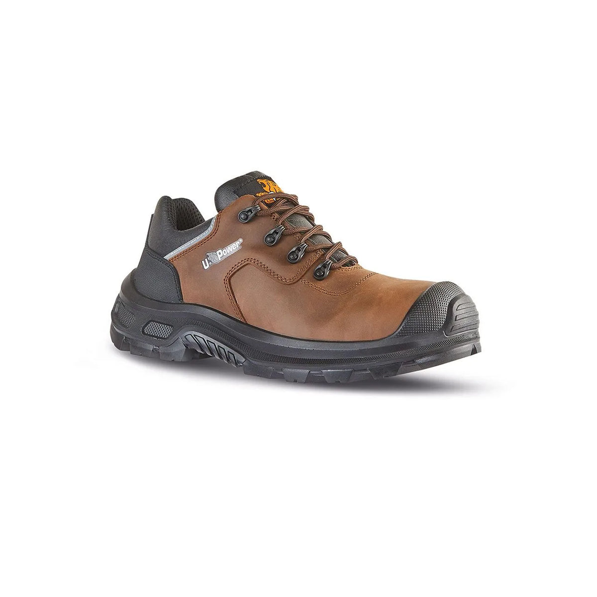 Scarpe antinfortunistiche basse U-Power MOSKA UK s ESD S3S CI SC LG FO SR Brown/Black