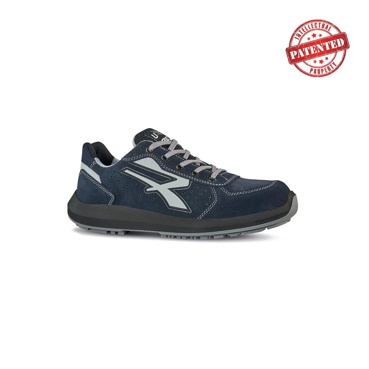 Scarpe antinfortunistiche basse U-Power NASH s ESD S1PS FO SR Dark Blue/Grey