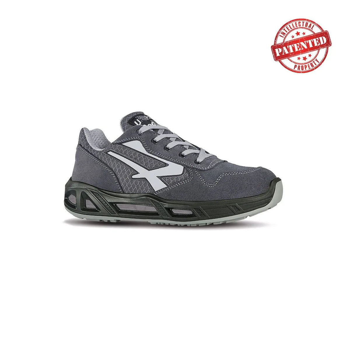 Scarpe antinfortunistiche basse U-Power PUSH CARPET s ESD S1PS FO SR Grey