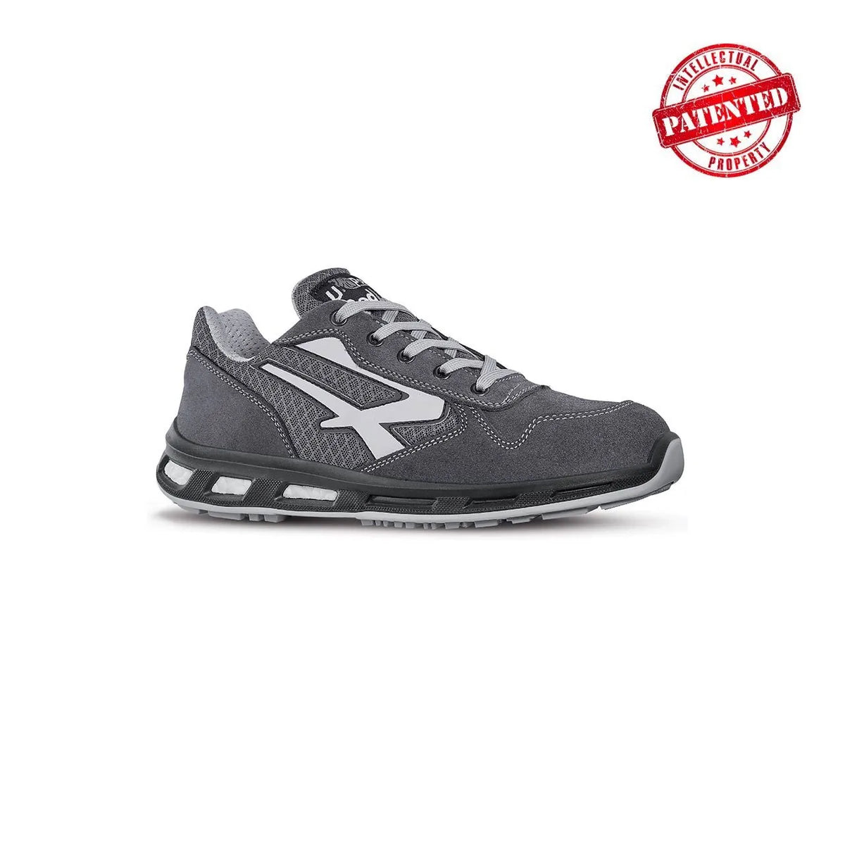 Scarpe antinfortunistiche basse U-Power PUSH s ESD S1PS FO SR Grey